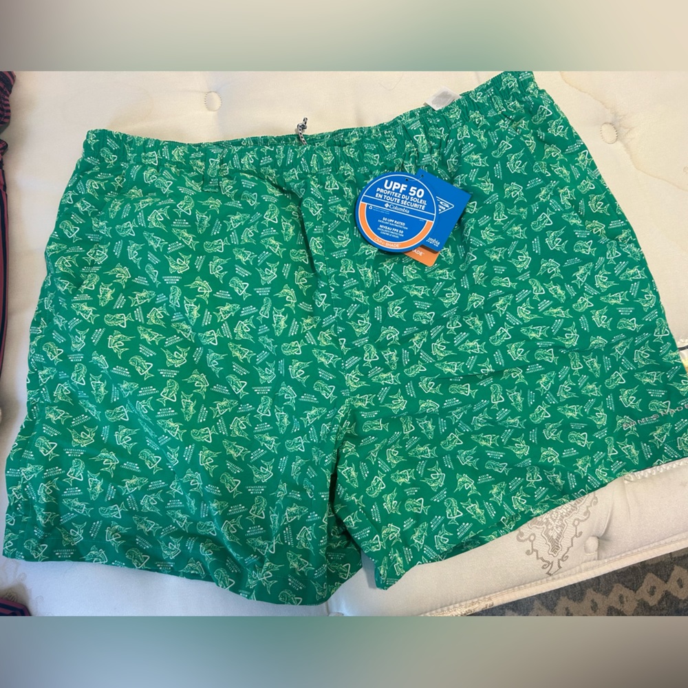 BRAND NEW with tags Columbia swim trunks.